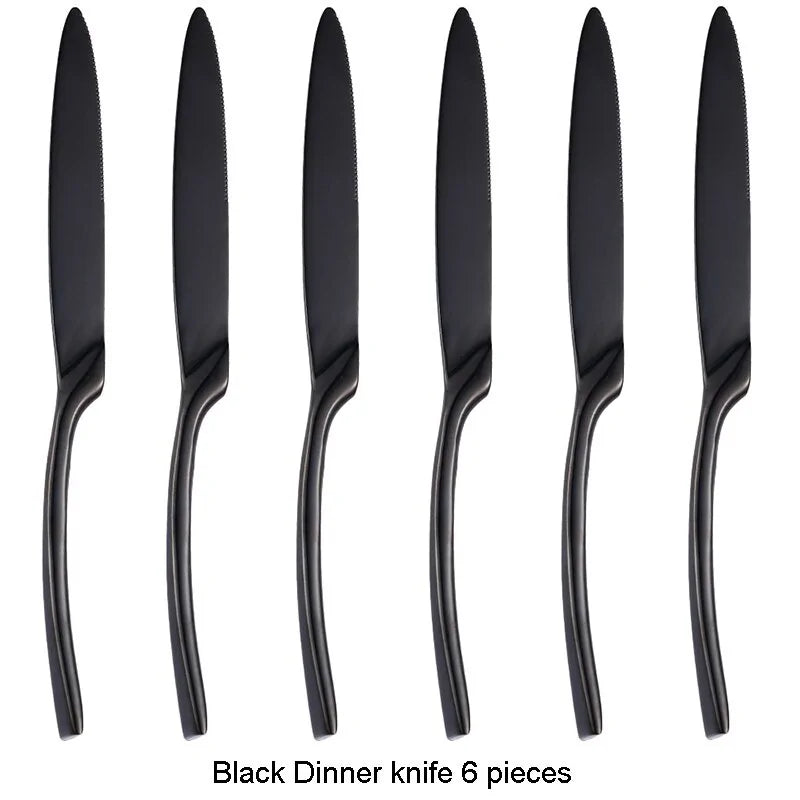 Modern Stainless Steel Cutlery Set - Sleek & Stylish