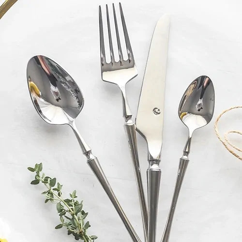 Luxury Stainless Steel Cutlery Set - Elegant & Durable