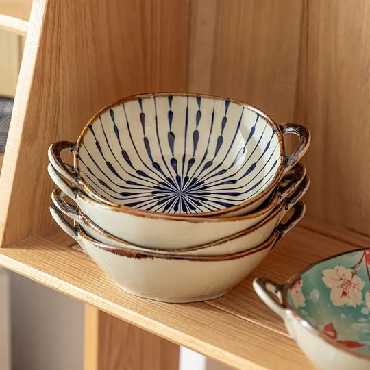 Elegant Ceramic Japanese Bowls - Authentic & Durable Design