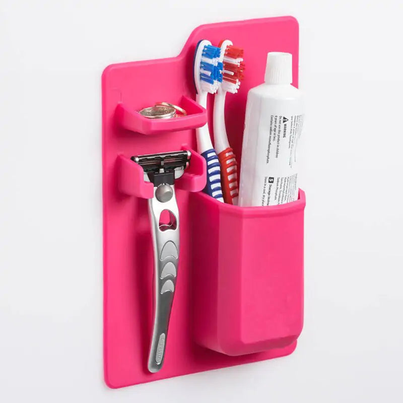 Shower Toothbrush Holder - Space-Saving Bathroom Organizer