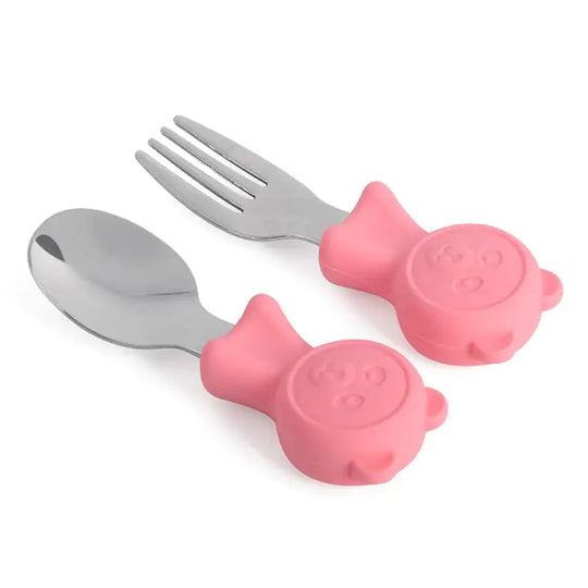 Stainless Steel Kids Cutlery Set - Safe & Durable Design