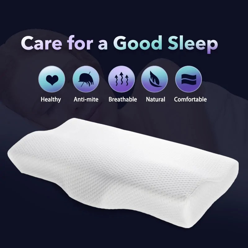 Comfortable Memory Foam Pillow - Supportive Sleep Aid